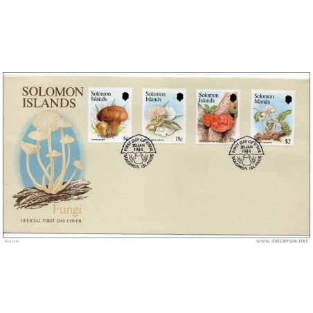 Carta de primer dia de salomon island 1984