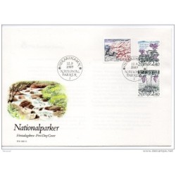 Carta de suecia de 1989 flora