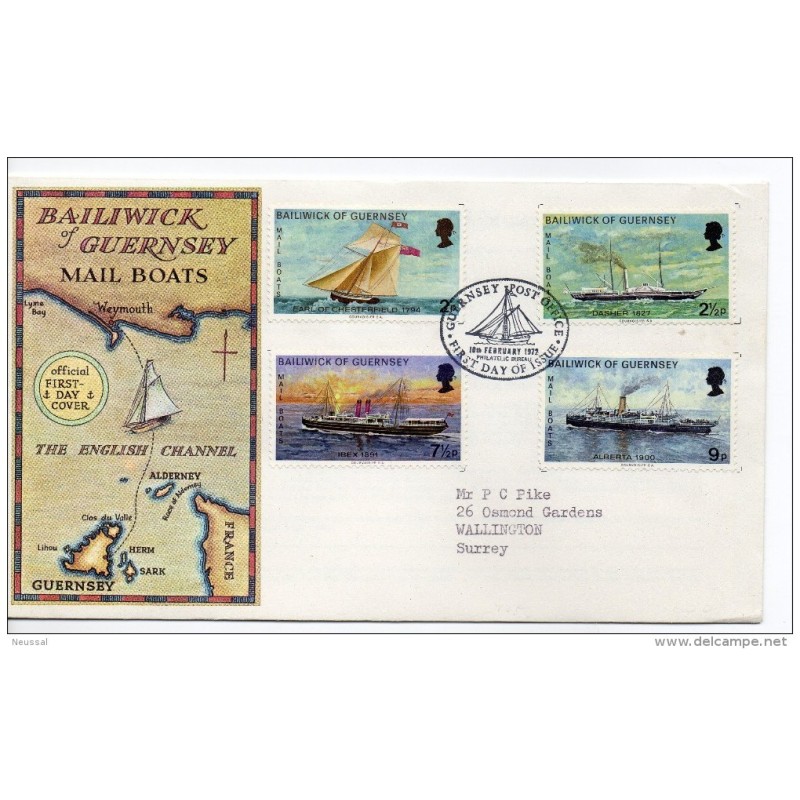 Carta de guersney 1972 transportes barcos Carta de guersney 1972 transportes barcos