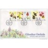 Carta de gibraltar de 1995 flores