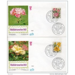 4 carta de alemania serie de flores