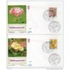 4 carta de alemania serie de flores