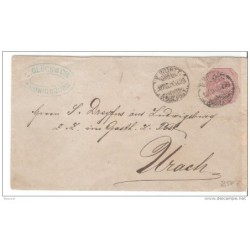 Carta con matasello de wurtt