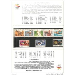 Carpeta filatelica barcelona92atlanta 96