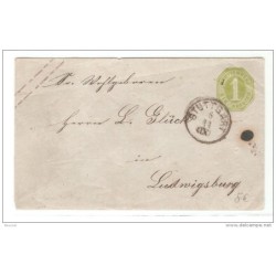 Carta de alemania  con matasello stuttgart