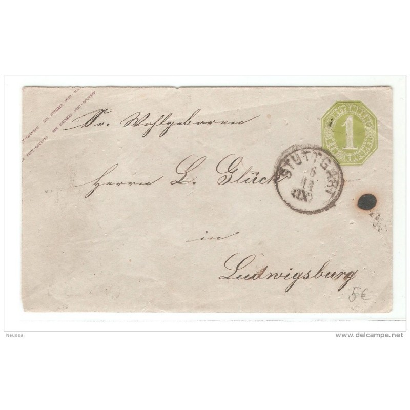 Carta de alemania con matasello stuttgart Carta de alemania con matasello stuttgart