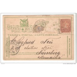 Tarjeta postal de mexico cortada por la mitad