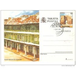 Entero postal  con matasello de madrid