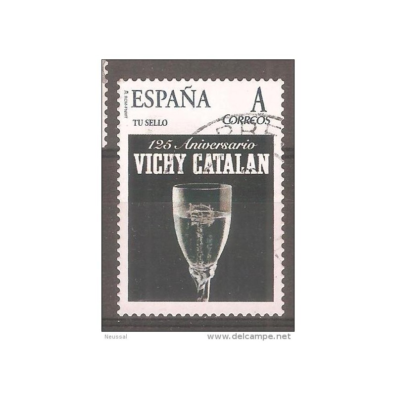 Sello personalizado usado 125 aniversario vichy catalan Sello personalizado usado 125 aniversario vichy catalan