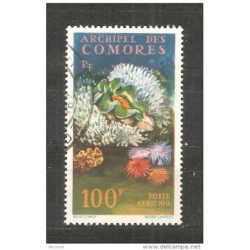 Sello n 5 comores usado