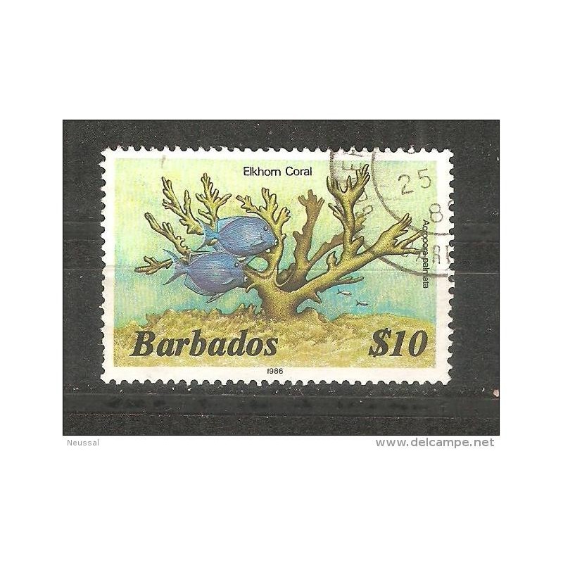 Sello n 618 barbados usado valor clave Sello n 618 barbados usado valor clave