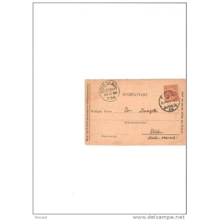 Tarjeta postal hungria 1905