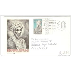Carta con matasello de primer dia  circulada a filipinas 1967