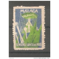Viñeta de malaga semana santa 1943