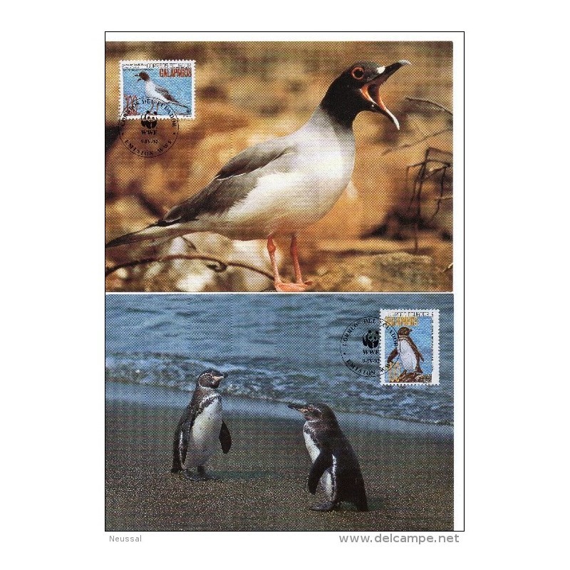 Serie de tarjeta postal ecuador 1992 Serie de tarjeta postal ecuador 1992