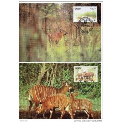 Serie de tarjeta postal  ghana 1984