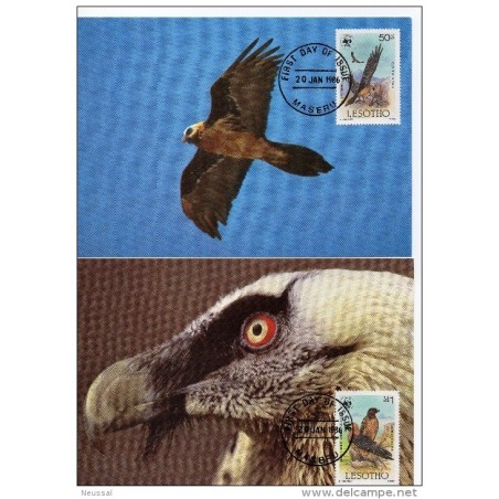 Serie de tarjeta postal  lesotho 1986