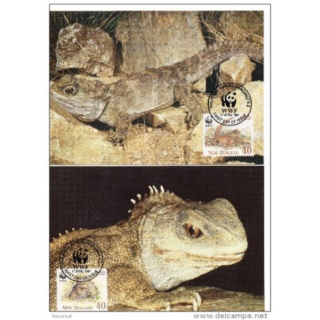 Serie de tarjeta postal  new zeland  1991