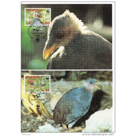Serie de tarjeta postal  niufao 1992