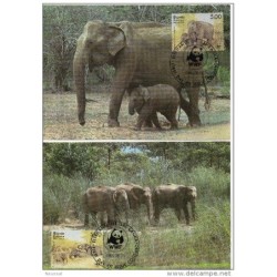 Serie de tarjeta postal  sri lanka  1986