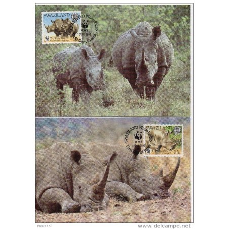 Serie de tarjeta postal  swaziland 1987
