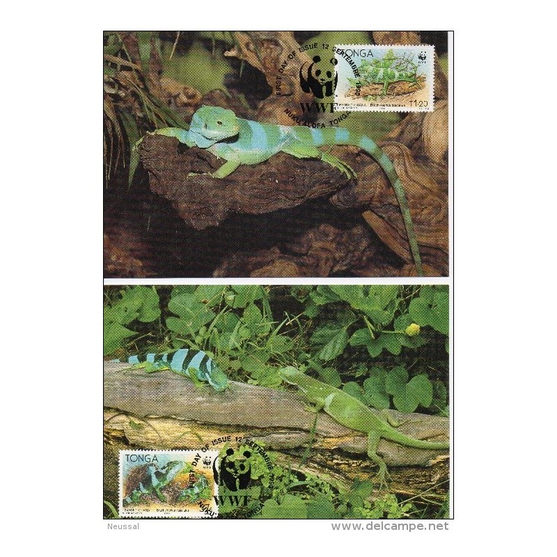 Serie de tarjeta postal tonga 1990 Serie de tarjeta postal tonga 1990