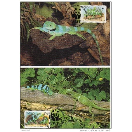 Serie de tarjeta postal  tonga 1990