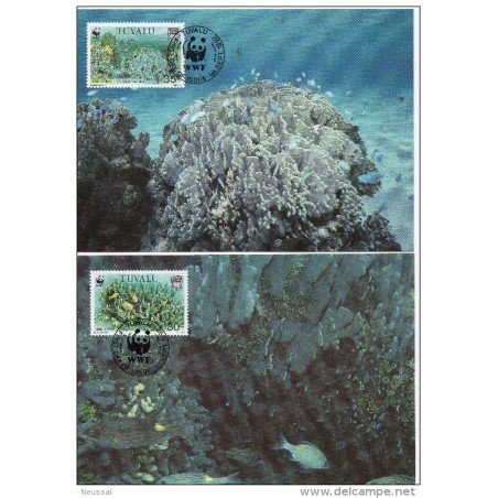 Serie de tarjeta postal  tuvalu 1992