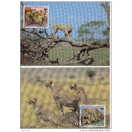 Serie de tarjeta postal  haute volta 1984