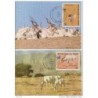 Serie de tarjeta postal  niger 1985