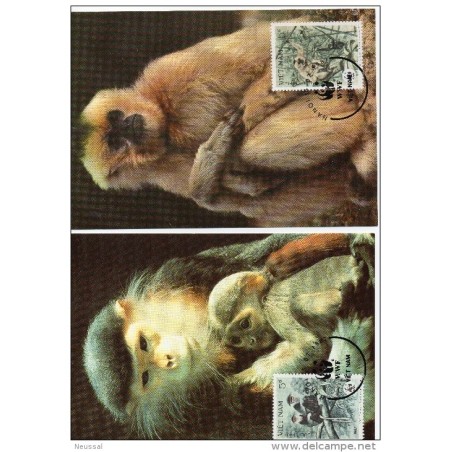 Serie de tarjeta postal  vietnam  1987