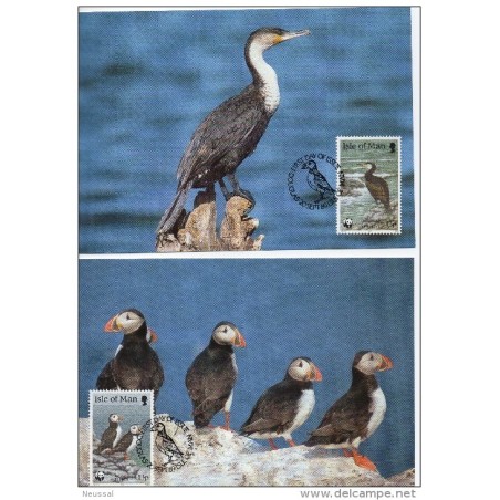 Serie de tarjeta postal  isla de man de 1989