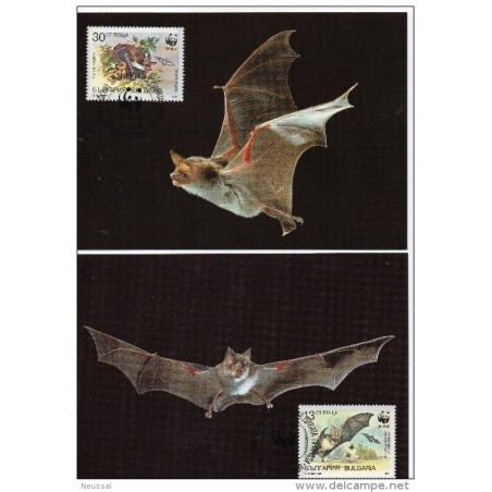 Serie de tarjeta postal  bulgaria 1989