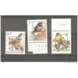 Sellos pajaros belgica