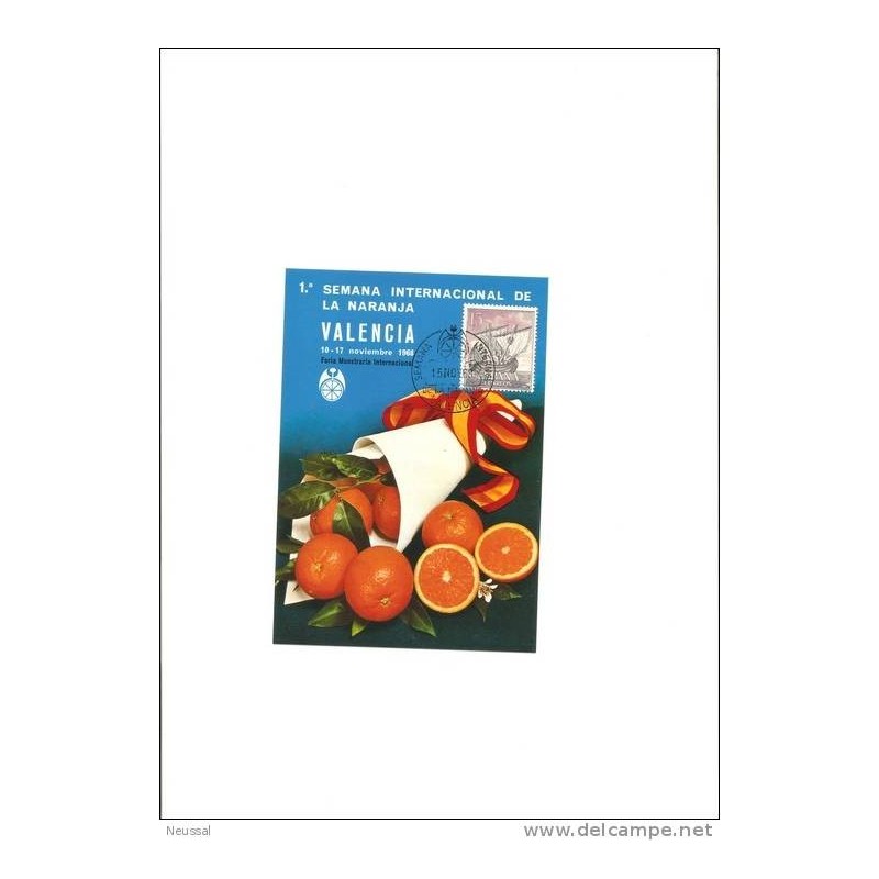 Tarjeta de naranjas Tarjeta de naranjas