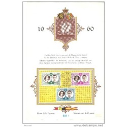 Tarjeta de belgica 1960