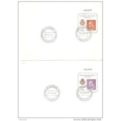 2 sobres con matasello 1985