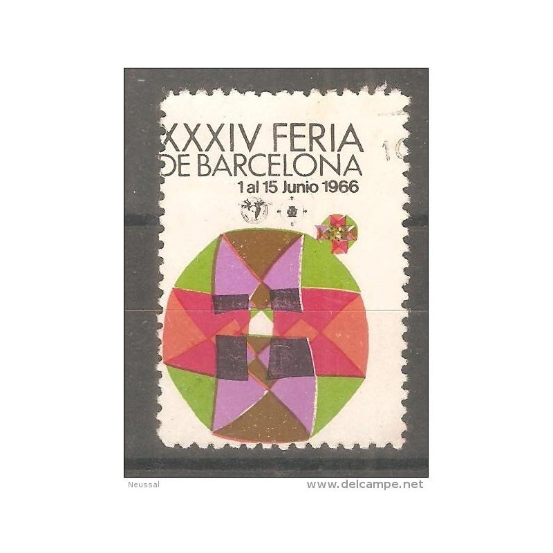 Viñeta de feria barcelona 1966 Viñeta de feria barcelona 1966
