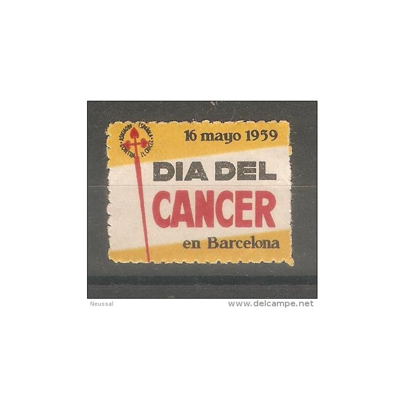 Viñeta dia del cancer 1959 Viñeta dia del cancer 1959