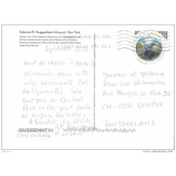 Tarjeta postal de guggenheim new york