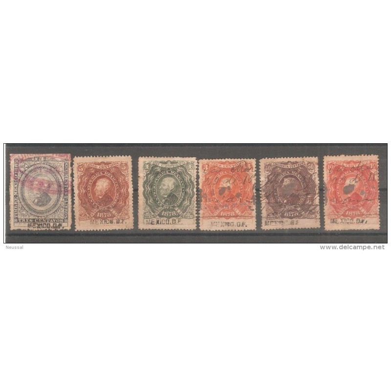 4 sellos mexico documentos y libros 1878 4 sellos mexico documentos y libros 1878
