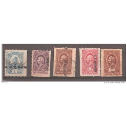 5 sellos  mexico documentos 1866
