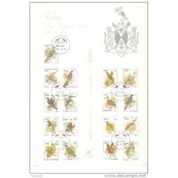 Tarjeta en serie de pajaros de ciskei  n 521