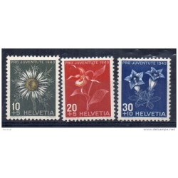 Serie n 38991 suiza solo flora