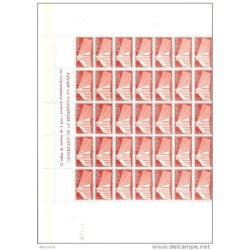 Serie   n 11968  en pliego de  75 sellos