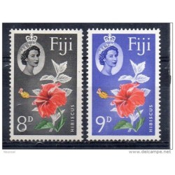 2 sellos fiji flora