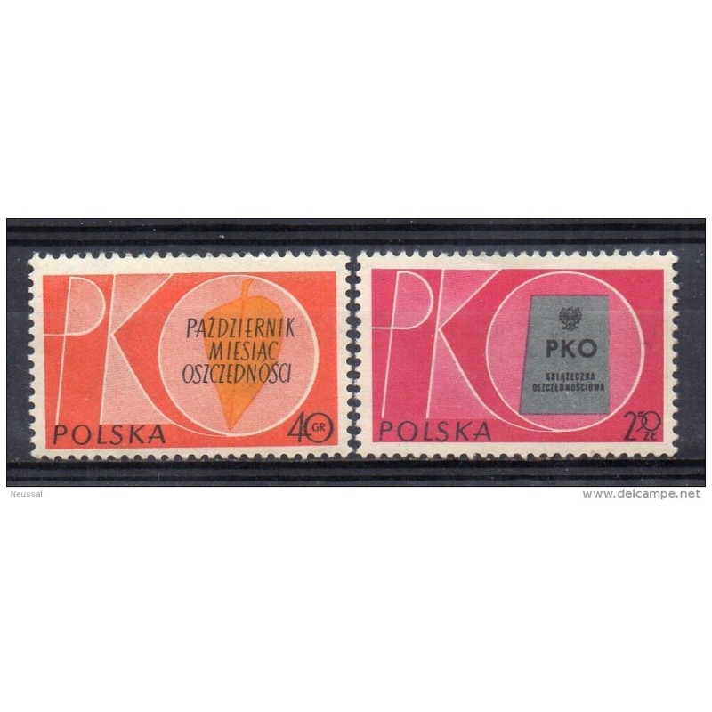 Sellos 1124 y 1128 polonia Sellos 1124 y 1128 polonia