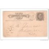 Tarjeta postal de USA 1879 con publicidad por detras