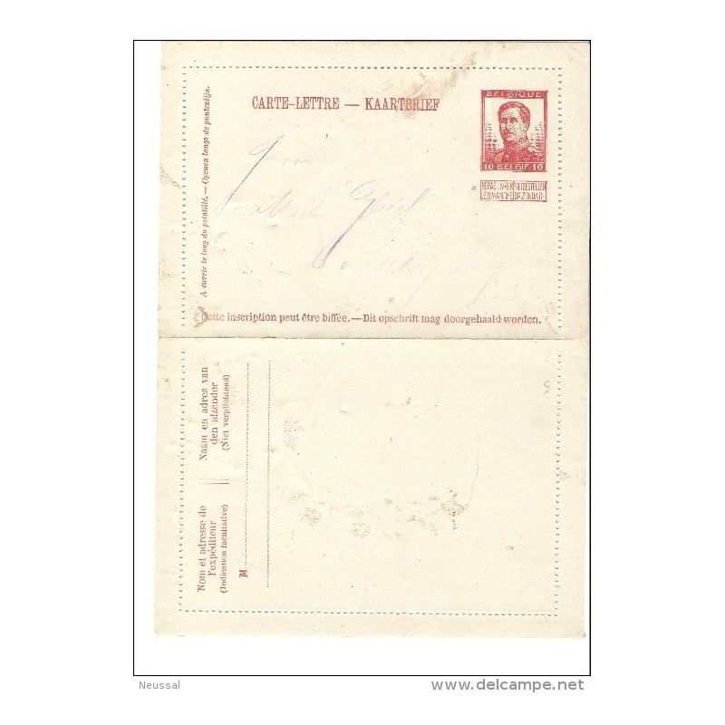 Tarjeta postal de belgica