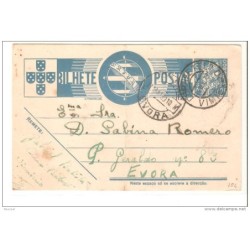Tarjeta postal de portugal 1939